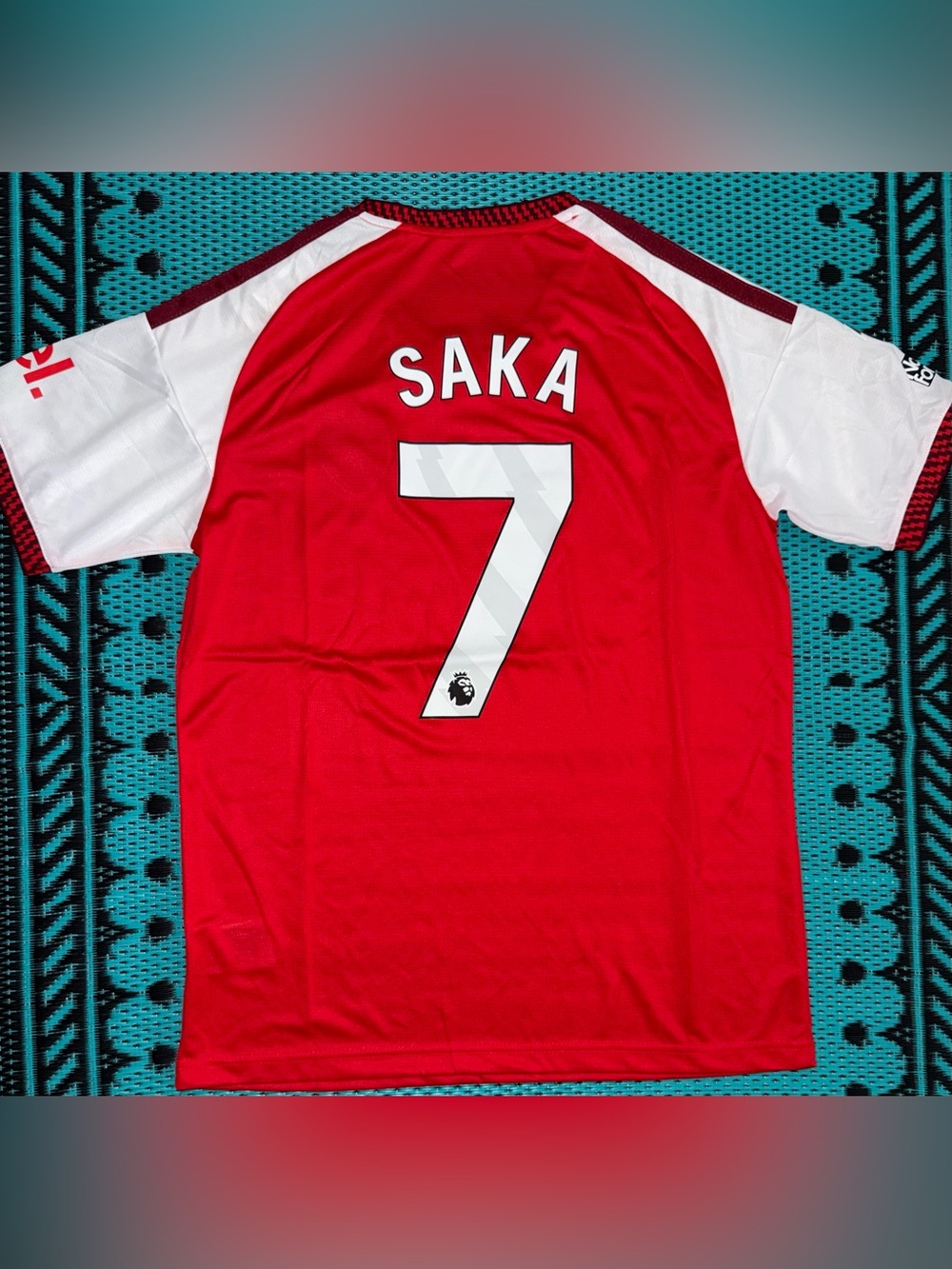 Bukayo Saka 7 | Arsenal Home Jersey/Kit Fan Version (Medium)